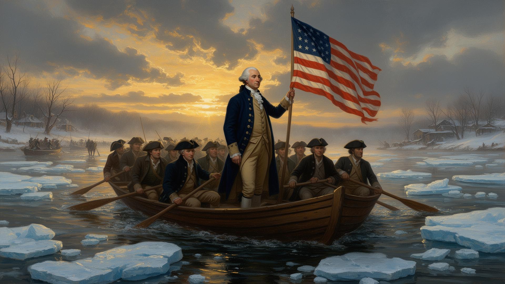Washington crossing the Delaware