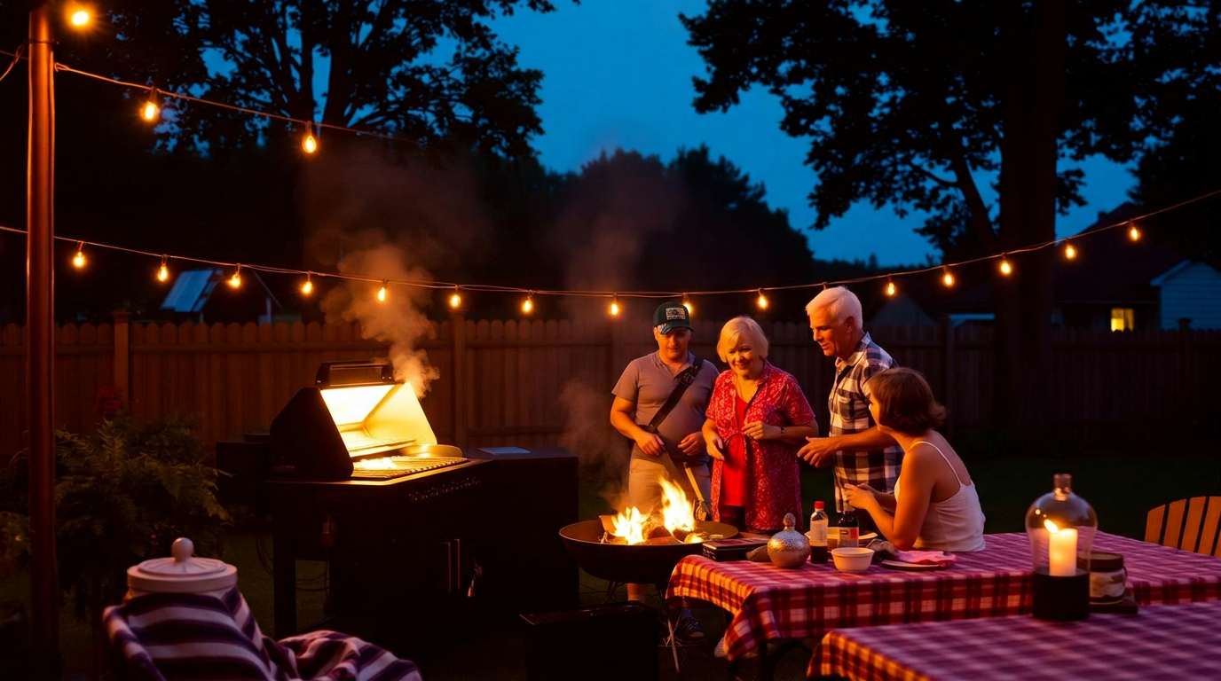 Backyard Fourth of July cookout