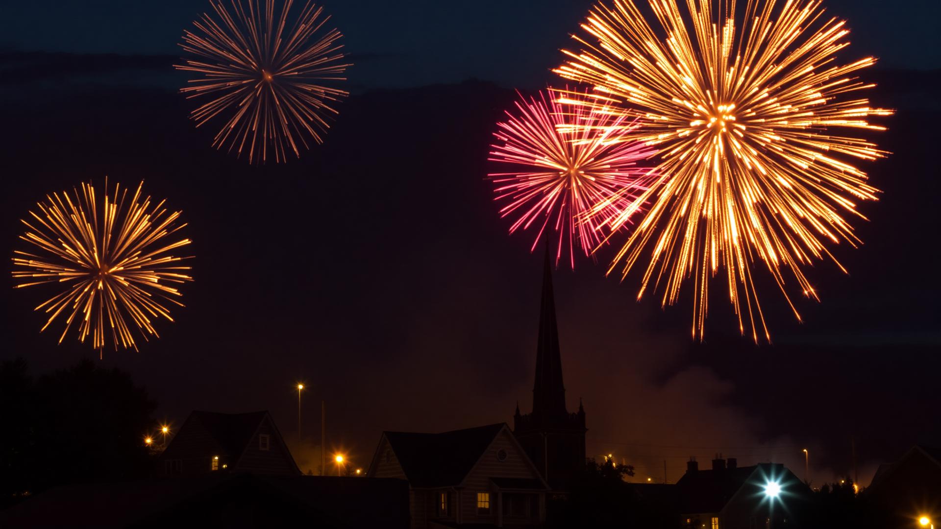 Fourth of July fireworks